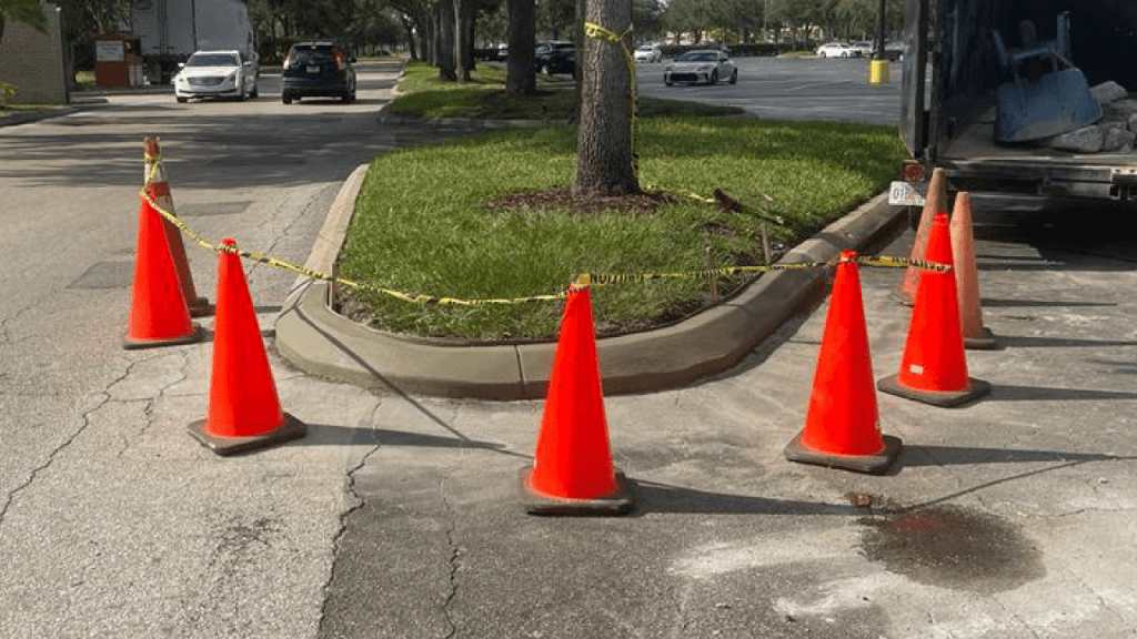 Restoration of Curb over Drain