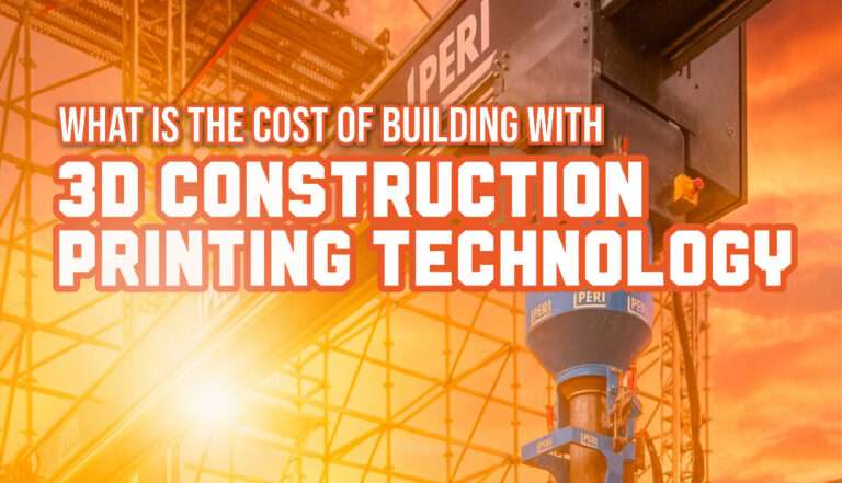 Read more about the article What is the cost of building with 3D construction printing technology?