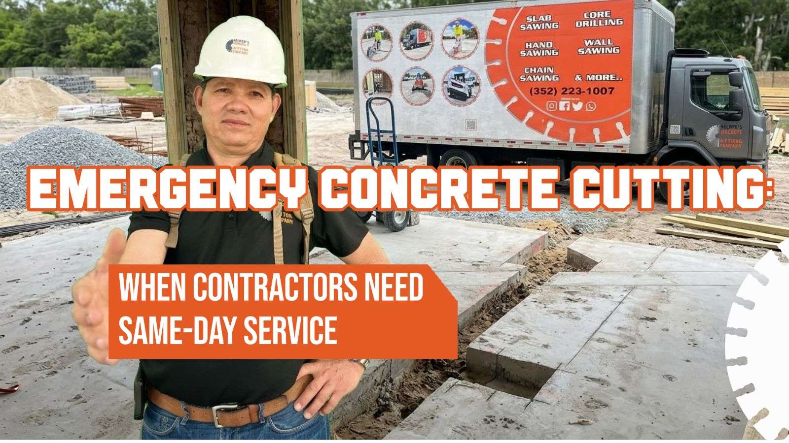 You are currently viewing Emergency Concrete Cutting: When Contractors Need Same-Day Service
